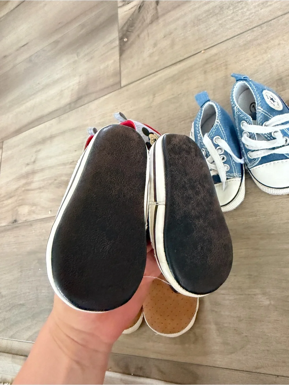Baby Boy Casual Shoe Bundle - Grey Red, Blue, Brown, Tan Options sizes 1-2